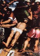 Callisto Piazza Nailing of Christ to the Cross Germany oil painting artist